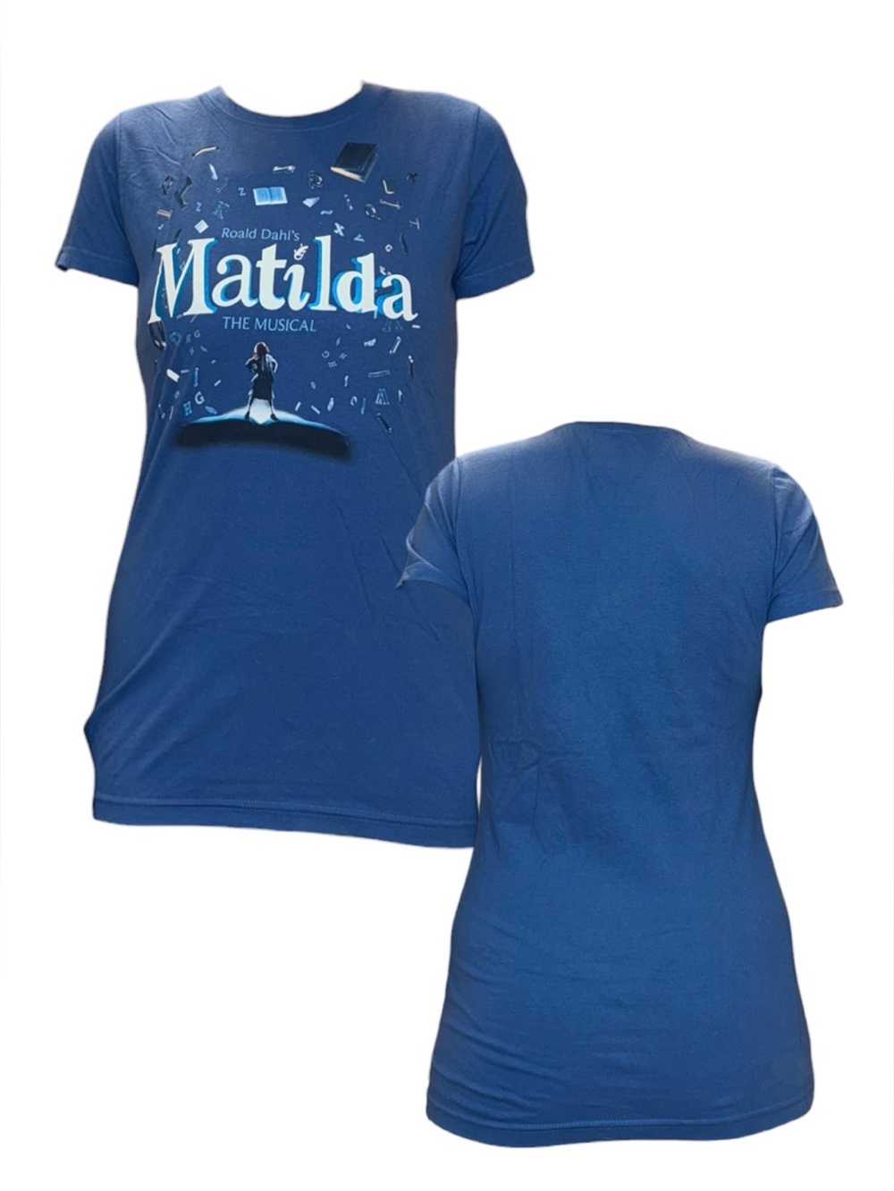 Matilda The Musical Blue Graphic Tee